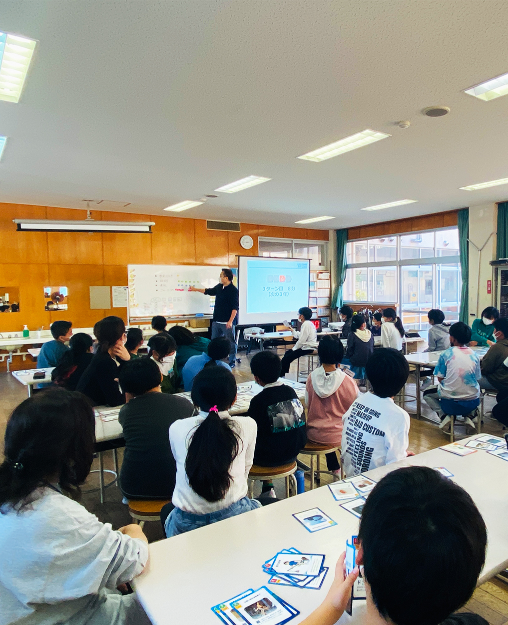 海ゴミ問題カードゲーム体験会 @ 呼子小学校